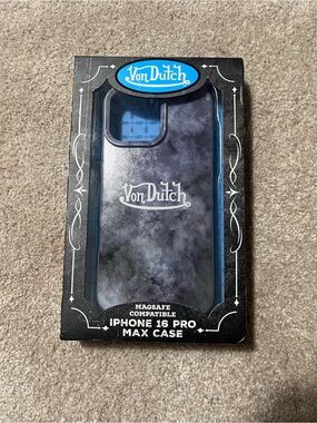 Von Dutch Blue-Gray iPhone 16 Pro Max MagSafe Case